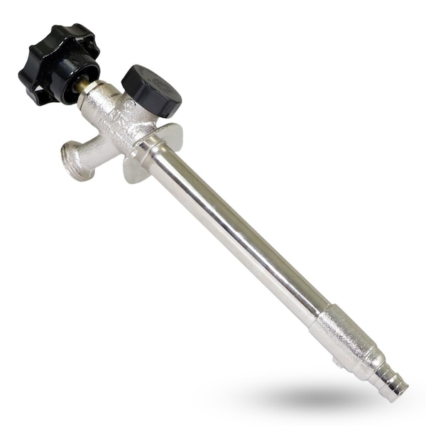 Everflow PEX Ax3/4" Hose Bib, 6" Long Anti-Siphon Sillcock Frost Free Outdoor Faucet w/Vacuum Breaker 1/2" 62061F-NL - main